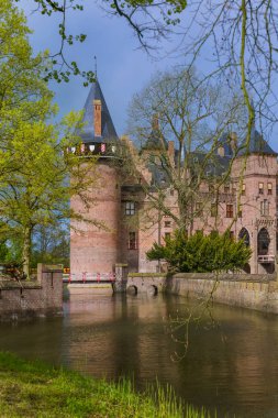 Utrecht yakınlarındaki De Haar Kalesi - Hollanda