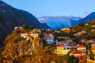 Town Ribeira Brava - Madeira Portugal clipart