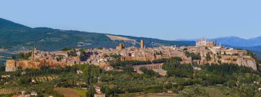 İtalya 'da Orvieto Ortaçağ Kasabası