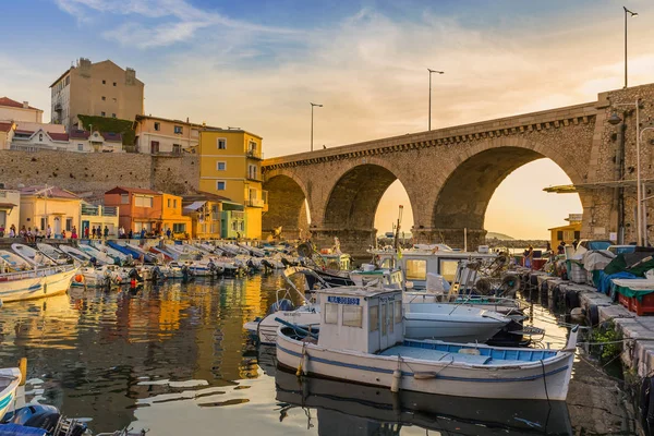 Vallon des Auffes port - Marseille France — Stockfoto