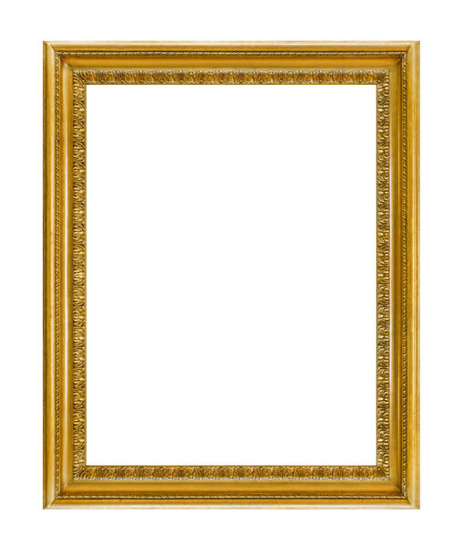 Old wooden picture frame