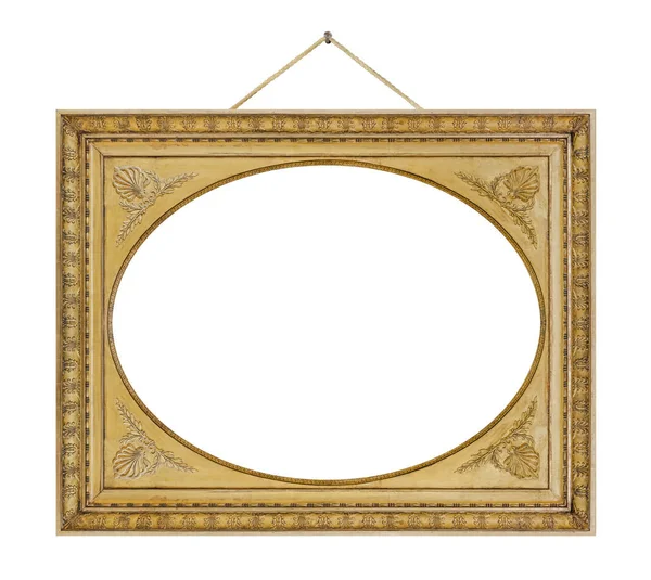 Old wooden picture frame — Stock Photo, Image