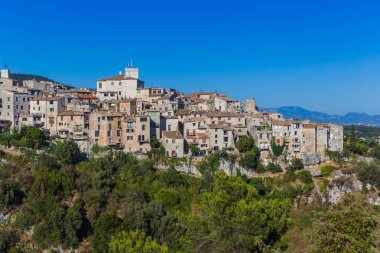 Tourrettes-sur-Loup kasabası Provence France 'da