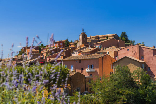 Town Roussillon in Provence France