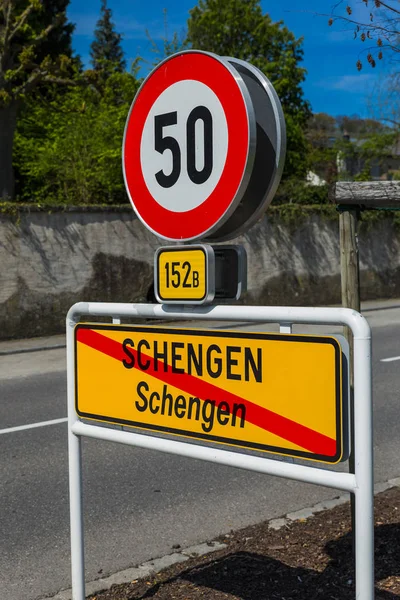 Přihlásit do Schengenu Lucembursko — Stock fotografie