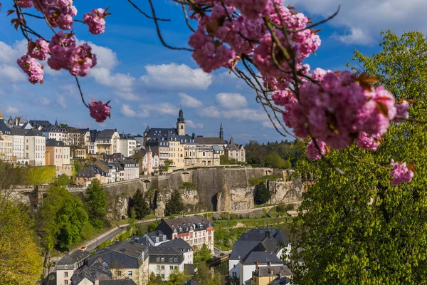 Luxembourg város városkép — Stock Fotó