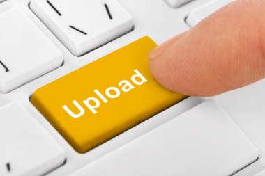 Bilgisayar dizüstü klavye ile Upload anahtar