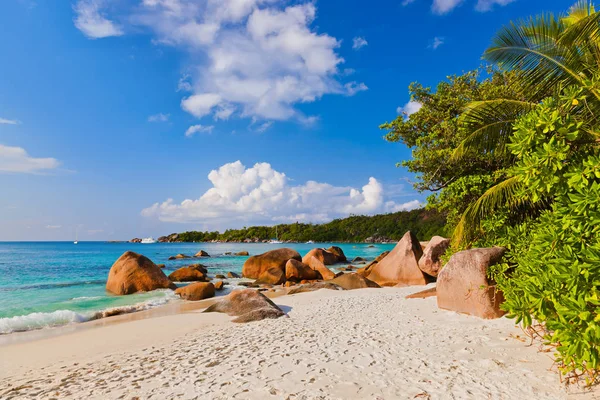 Plaży anse lazio - Seszele — Zdjęcie stockowe