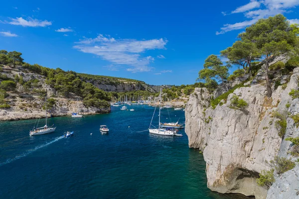 Calanque de Port Miou - fjord nära Cassis Frankrike — Stockfoto