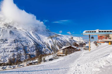 Mountain ski resort hochgurgl Avusturya