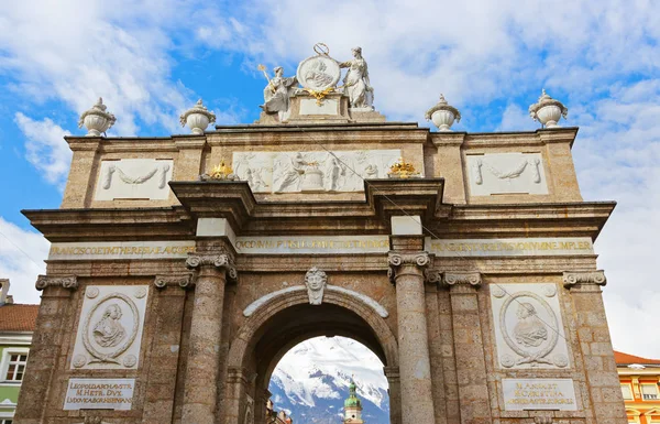 Arco del triunfo en Innsbruck Austria — Foto de Stock