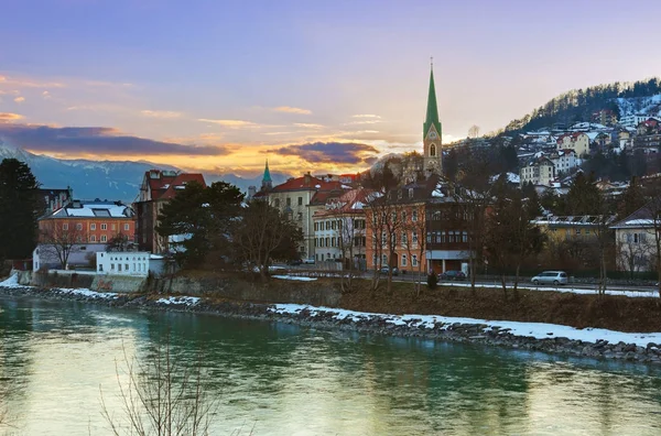 Innsbruck austria - architektonischer Hintergrund — Stockfoto