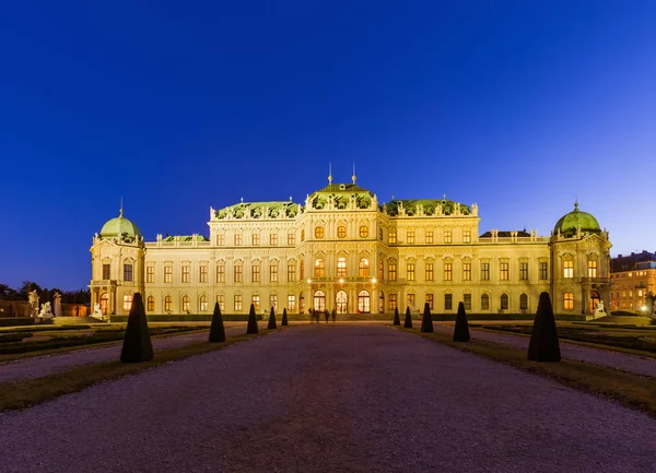 Palacio Belvedere de Viena Austria — Foto de Stock