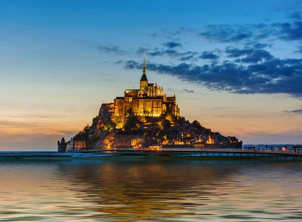 Mont Saint Michel Abbey - Normandy France — Stock Photo, Image