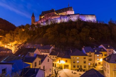 Lüksemburg 'daki Vianden Kalesi