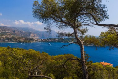 VILLEFRANCHE Sur Mer Fransa görünümünü