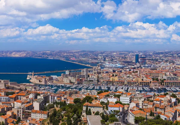 Marseille panorama - Frankrike — Stockfoto