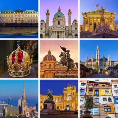 Kolaj Viyana Avusturya seyahat görüntüler (benim Fotoğraflar)