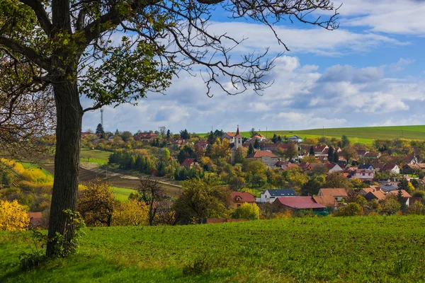 Dorf in Mähren - Tschechische Republik — Stockfoto