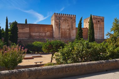 Alhambra palace, granada, İspanya