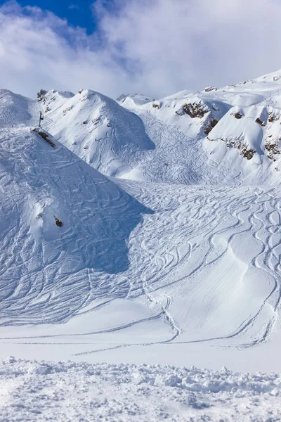 Dağlar resort kaprun Avusturya Kayak — Stok fotoğraf