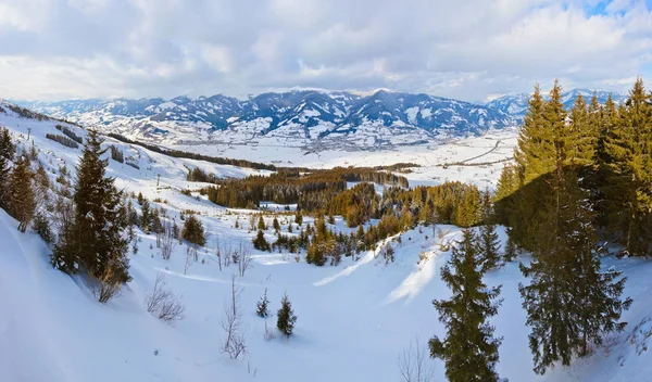 Bergen ski resort kaprun Österrike — Stockfoto