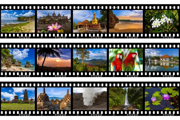 Marcos de película - Bali Indonesia imágenes de viaje (mis fotos ) —  Fotos de Stock