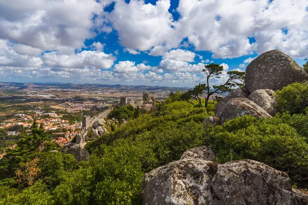 Μαυριτανικό κάστρο στη Sintra - Πορτογαλία — Φωτογραφία Αρχείου