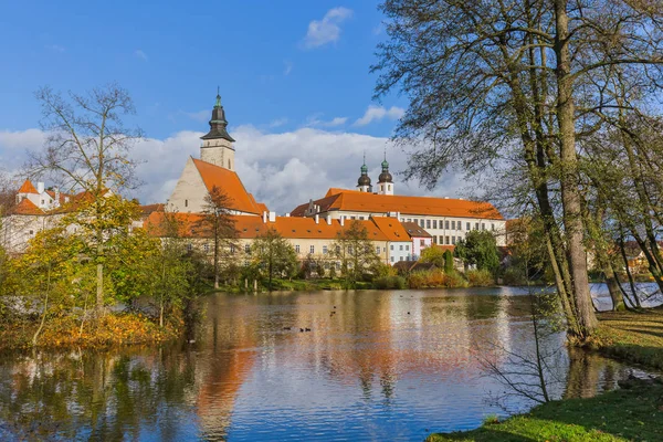 Telc vár a Cseh Köztársaságban — Stock Fotó