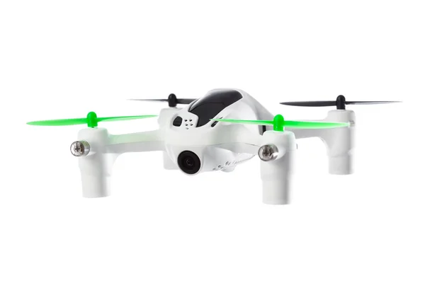 Toy drone - απομονωθεί σε λευκό — Φωτογραφία Αρχείου