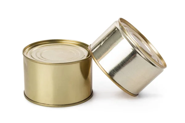 Two tin cans — Stock Photo, Image