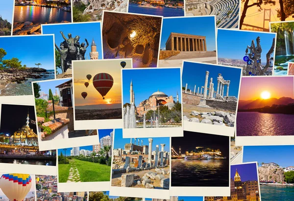 Stack of Turkey travel images Stock Image