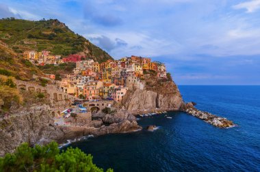 Cinque Terre 'de Manarola - İtalya
