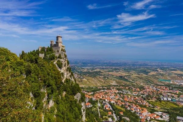 Slott av San Marino - Italien — Stockfoto