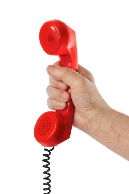 Elde telefon alıcısı