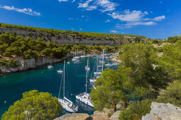 Calanque de Port Miou - fjord near Cassis France — Stock Photo, Image