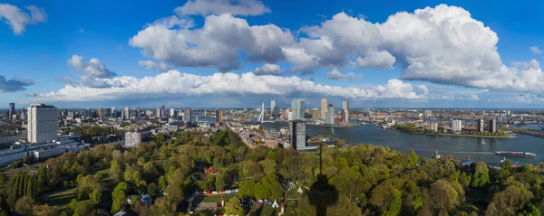 Panorama urbano di Rotterdam - Paesi Bassi — Foto Stock