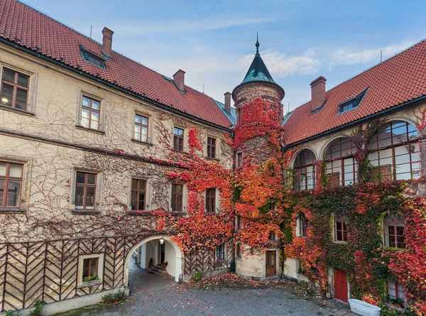 Castillo de Hruba Skala en el paraíso de Bohemia - República Checa — Foto de Stock