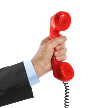 Elde telefon alıcısı
