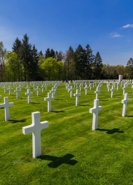 Amerikan memorial mezarlığı Dünya Savaşı Lüksemburg