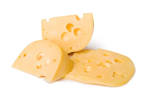 Slices of cheese — Stock Photo, Image