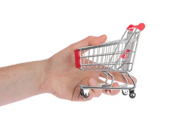 alışveriş sepeti ile el