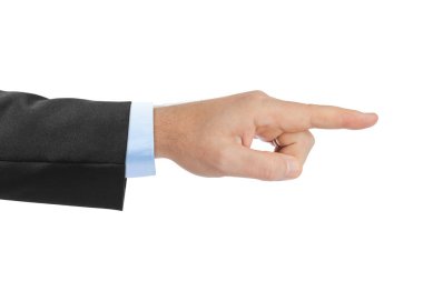 işaret eden bir ele