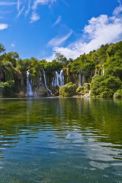 Kravice vízesés Bosznia-Hercegovinában — Stock Fotó