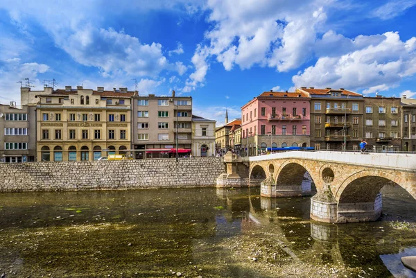 Latijns-brug in Sarajevo - Bosnië en Herzegovina — Stockfoto