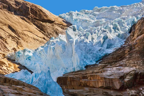 Briksdal glacier - Noorwegen — Stockfoto