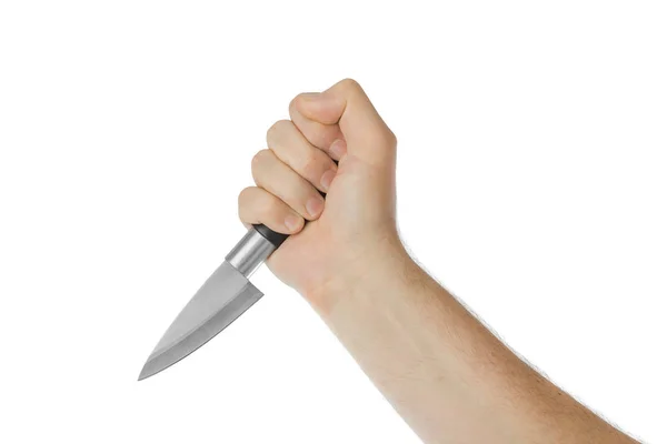 Hand mit Messer — Stockfoto