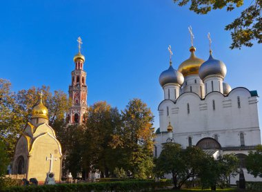 Moskova Rusya 'daki Novodevichiy manastırı
