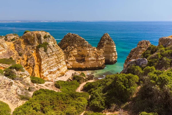 Playa cerca de Lagos - Algarve Portugal —  Fotos de Stock