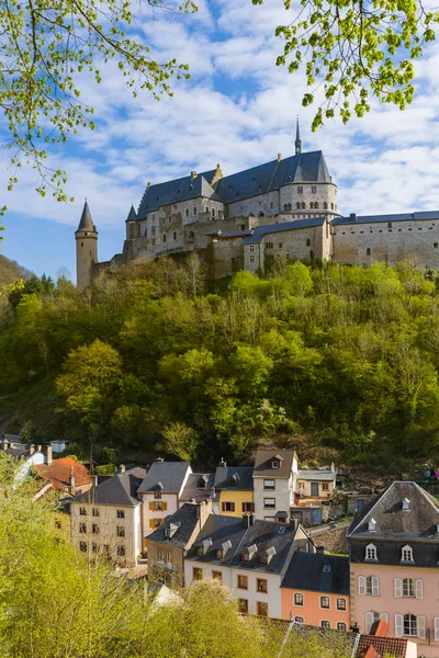 Vianden castle in Luxembourg — Stock Photo, Image